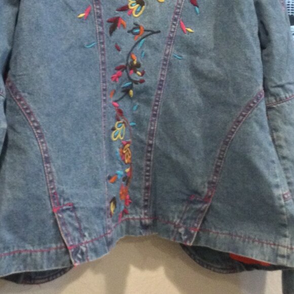 Marc Jacobs embroidered denim blazer - Picture 5 of 9